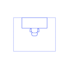 Layouts Private Offices Standard Wall Stencil Svg Design File, Free Vectors File